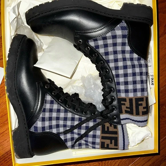 Fendi Combat Boots Size 39.5